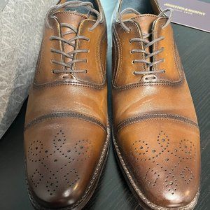 Johnston & Murphy Danridge Cap Toe Brogue Dress Shoe / Size 10.5 M